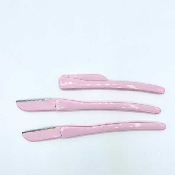 Set of 3 pink eyebrow razors - Picture 3 of 3